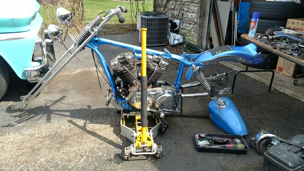 Any ideas? Ironhead chopper kickstand